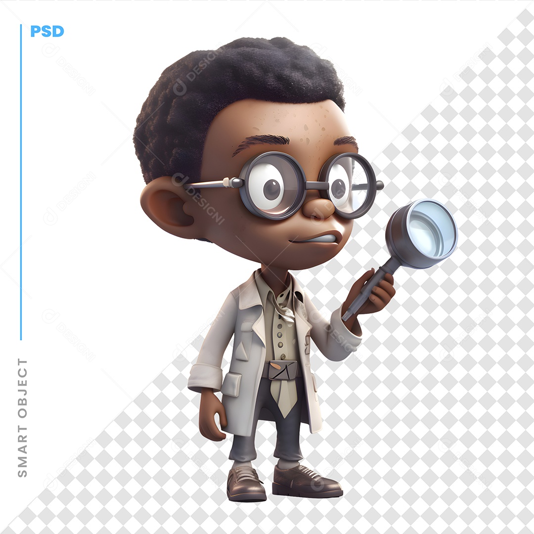 Doutor Personagem 3D Para Composição PSD