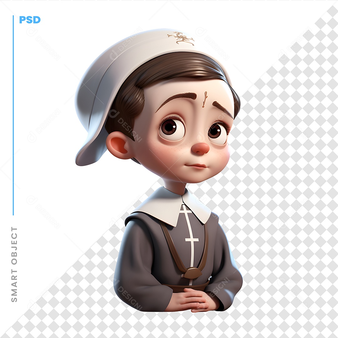 Marinheiro Personagem 3D Para Composição PSD
