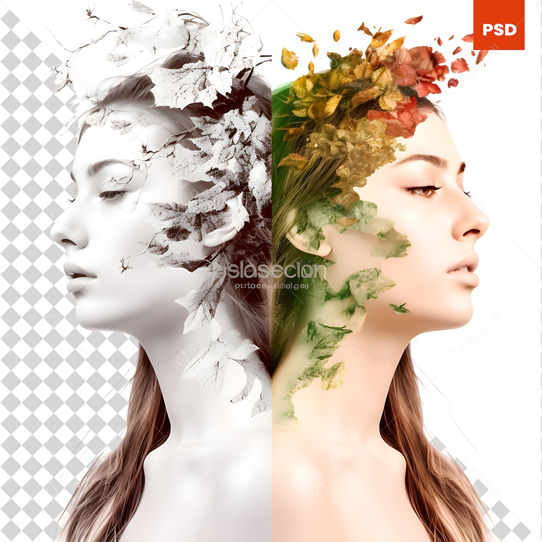 Imagem Mulher Para Composição PSD