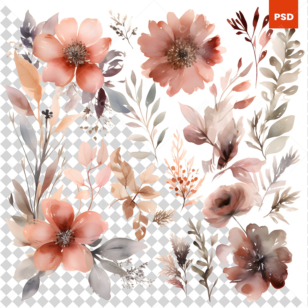 Conjunto De Flores PSD