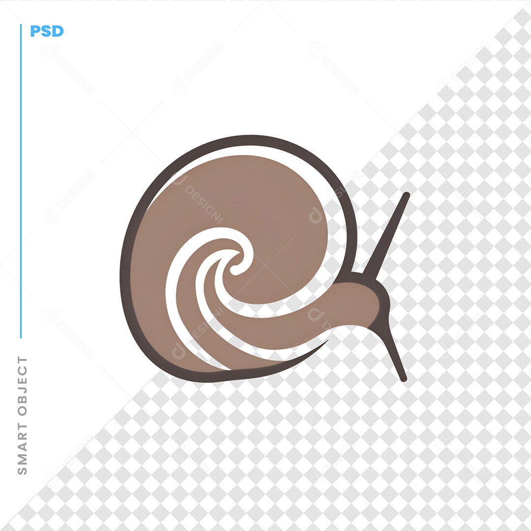 Desenho Caracol PSD
