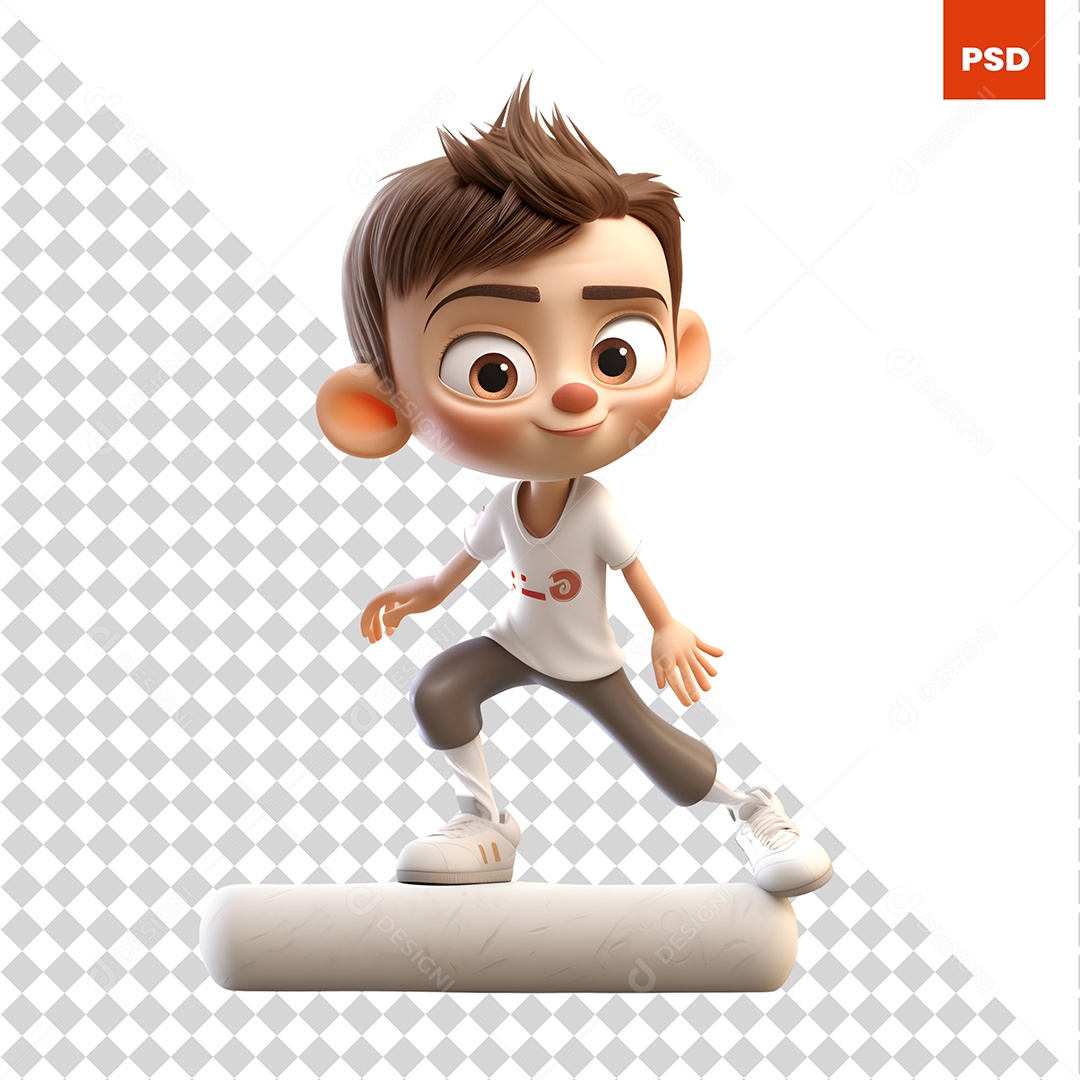 Personagem 3D Para Composição PSD