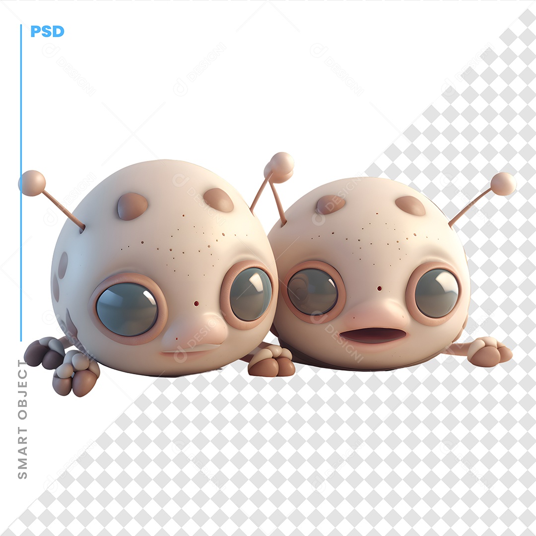 Personagem 3D Para Composição PSD