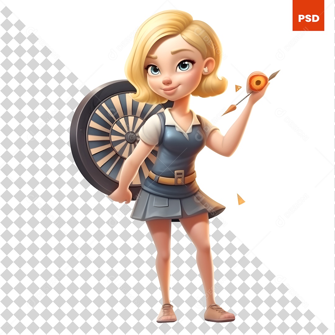 Personagem 3D Para Composição PSD