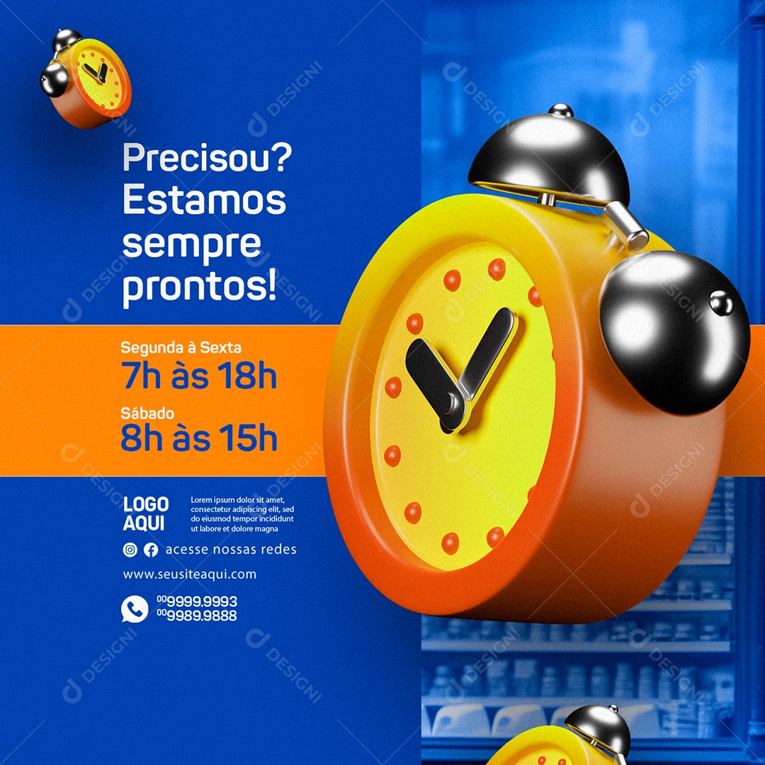 Precisou Estamos Sempre Prontos Casa De Materiais Elétricos Dia Dos Pais Social Media PSD Editável