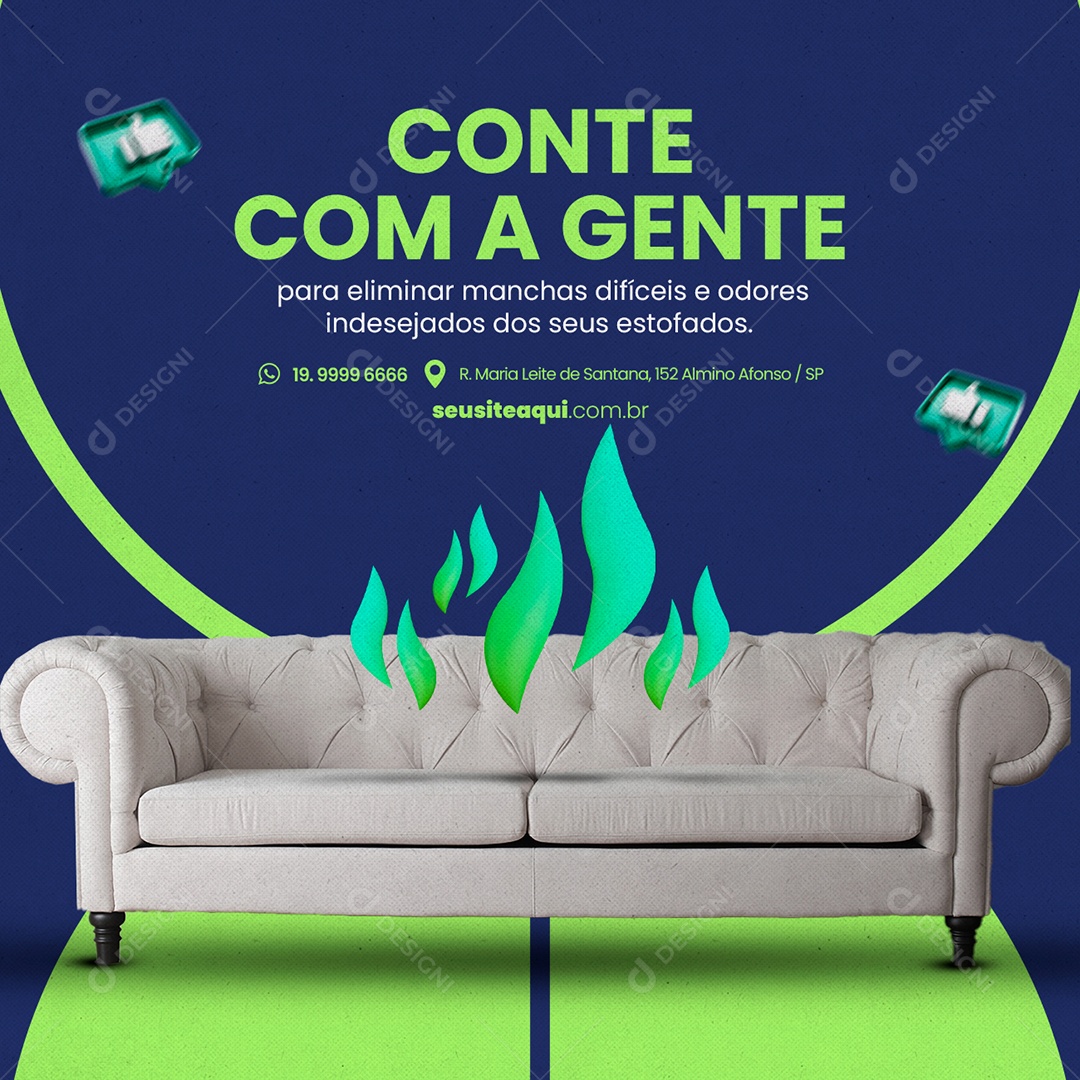 Conte Com A Gente Para Eliminar Manchas Difíceis Lavagem A Seco Social Media PSD Editável