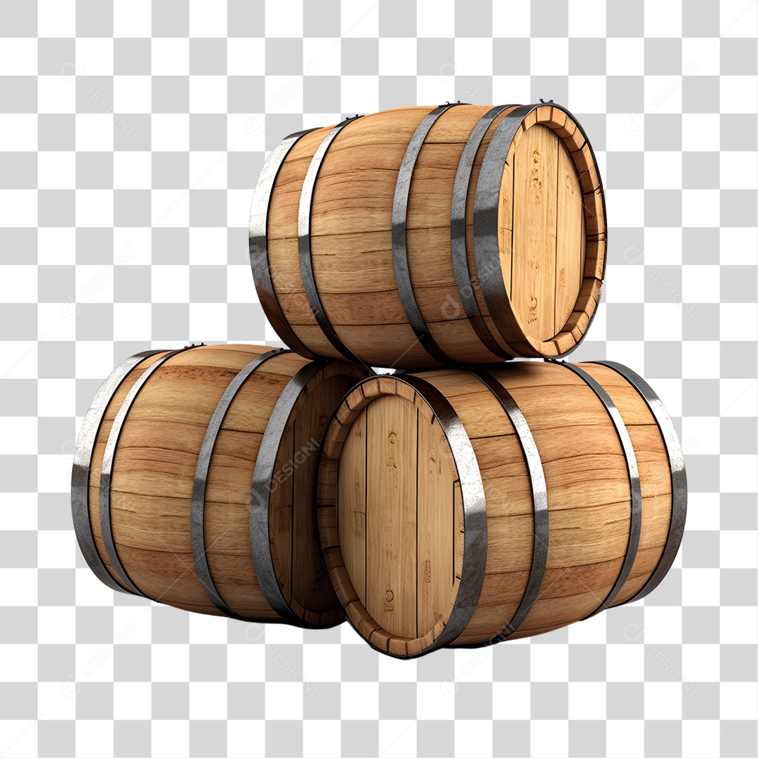 Barris de madeira PNG Transparente