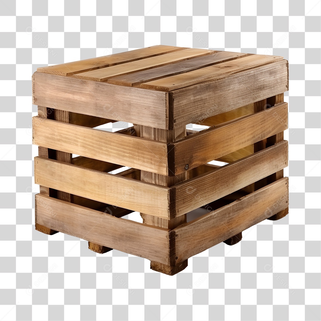 Tora de madeira com cordas amarradas PNG Transparente