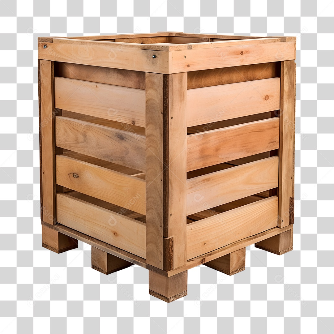 Tora de madeira com cordas amarradas PNG Transparente