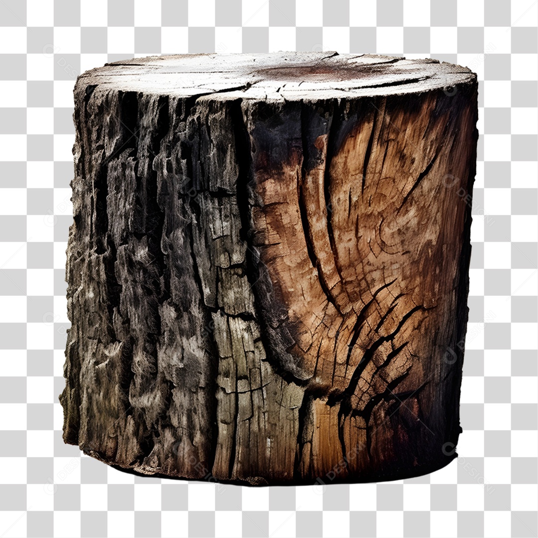 Tora de madeira PNG Transparente