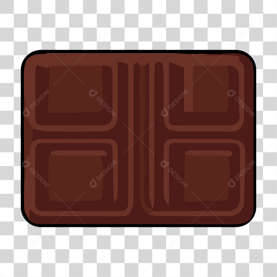 Elemento 3D Chocolate Cupcake Doce Para Composição PNG Transparente