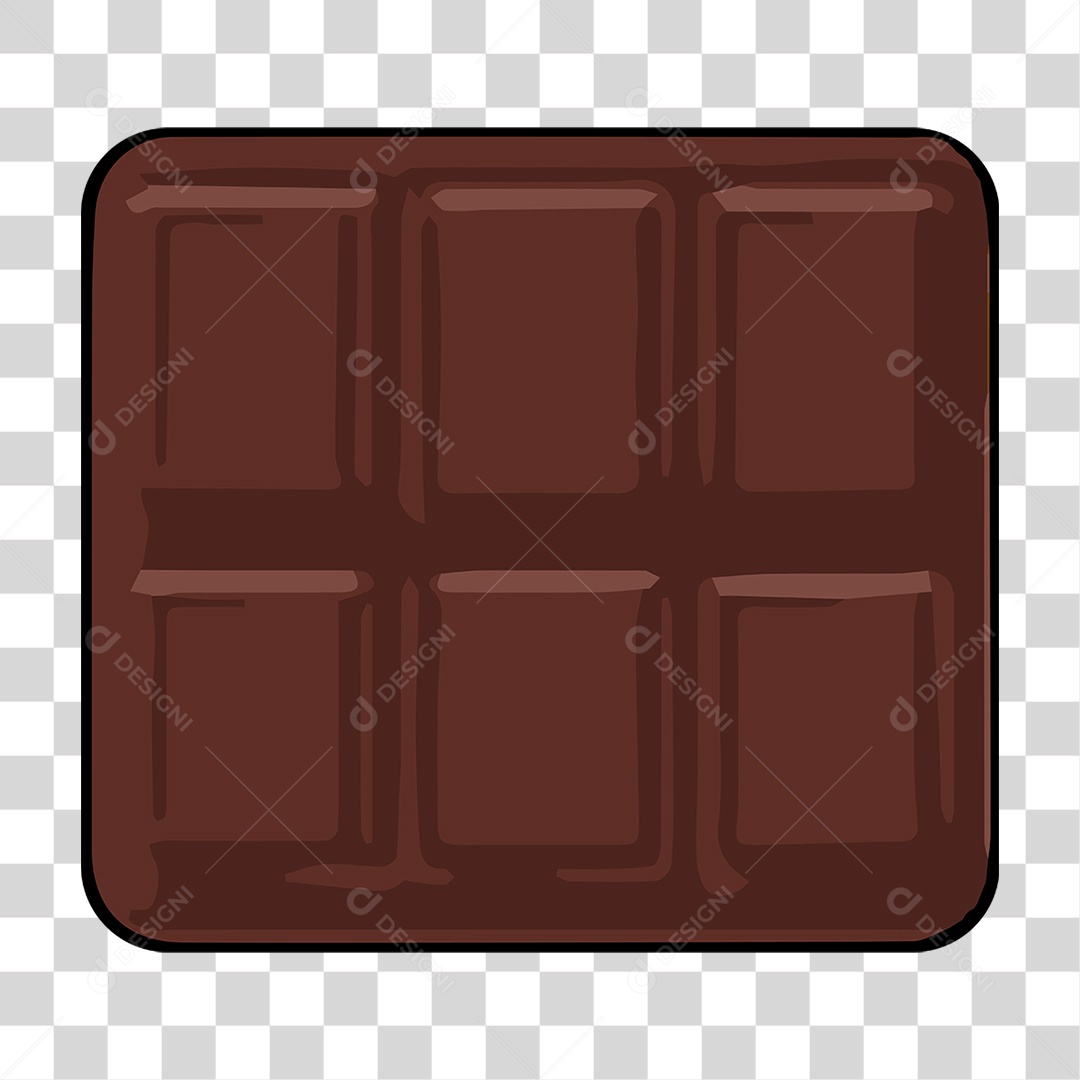 Elemento 3D Chocolate Cupcake Doce Para Composição PNG Transparente