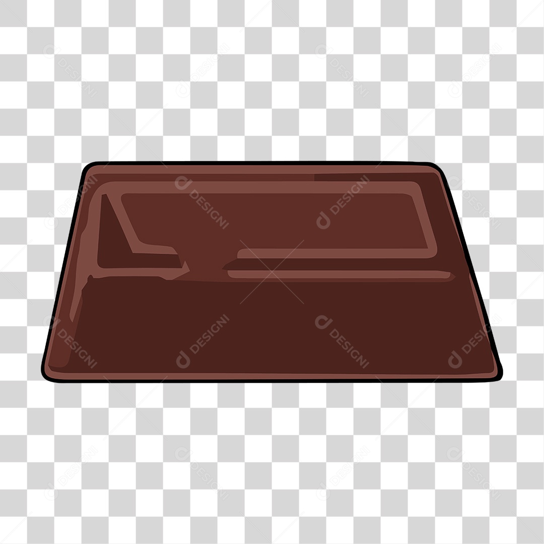 Elemento 3D Chocolate Cupcake Doce Para Composição PNG Transparente