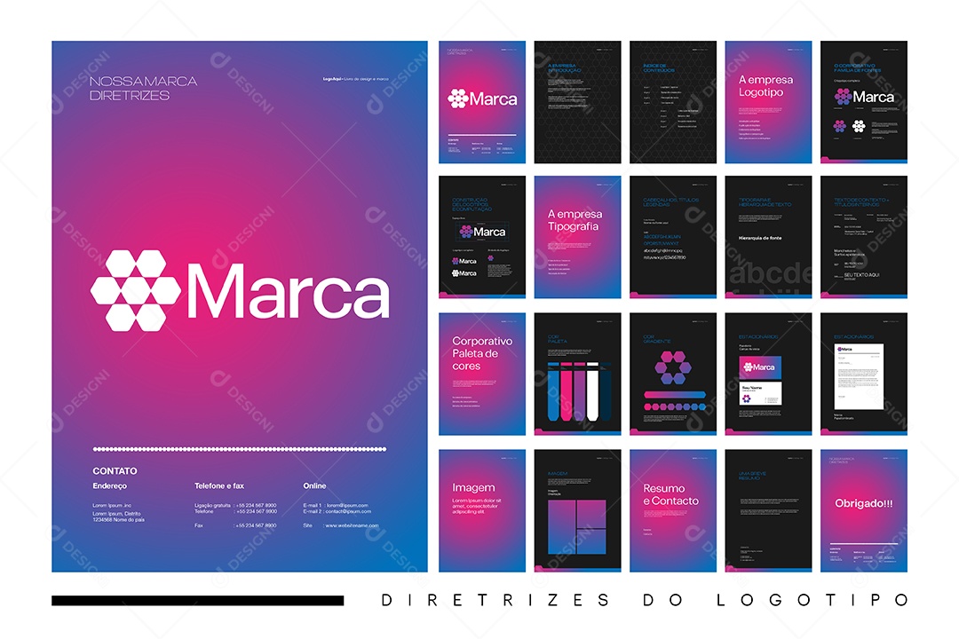 Livro Logotipo Marca Capa EPS