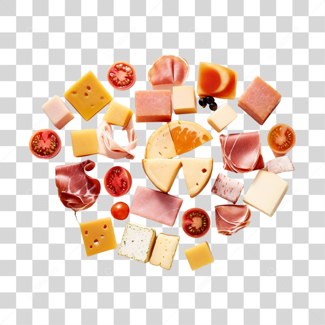 Comida de café da manhã PNG Transparente