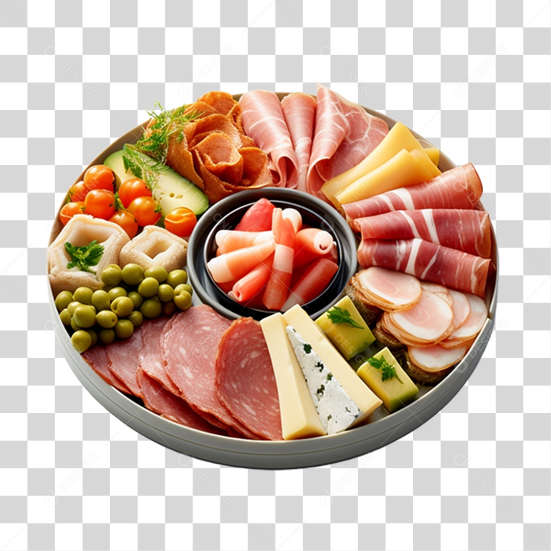 Comida sobre uma bandeja de café da manhã