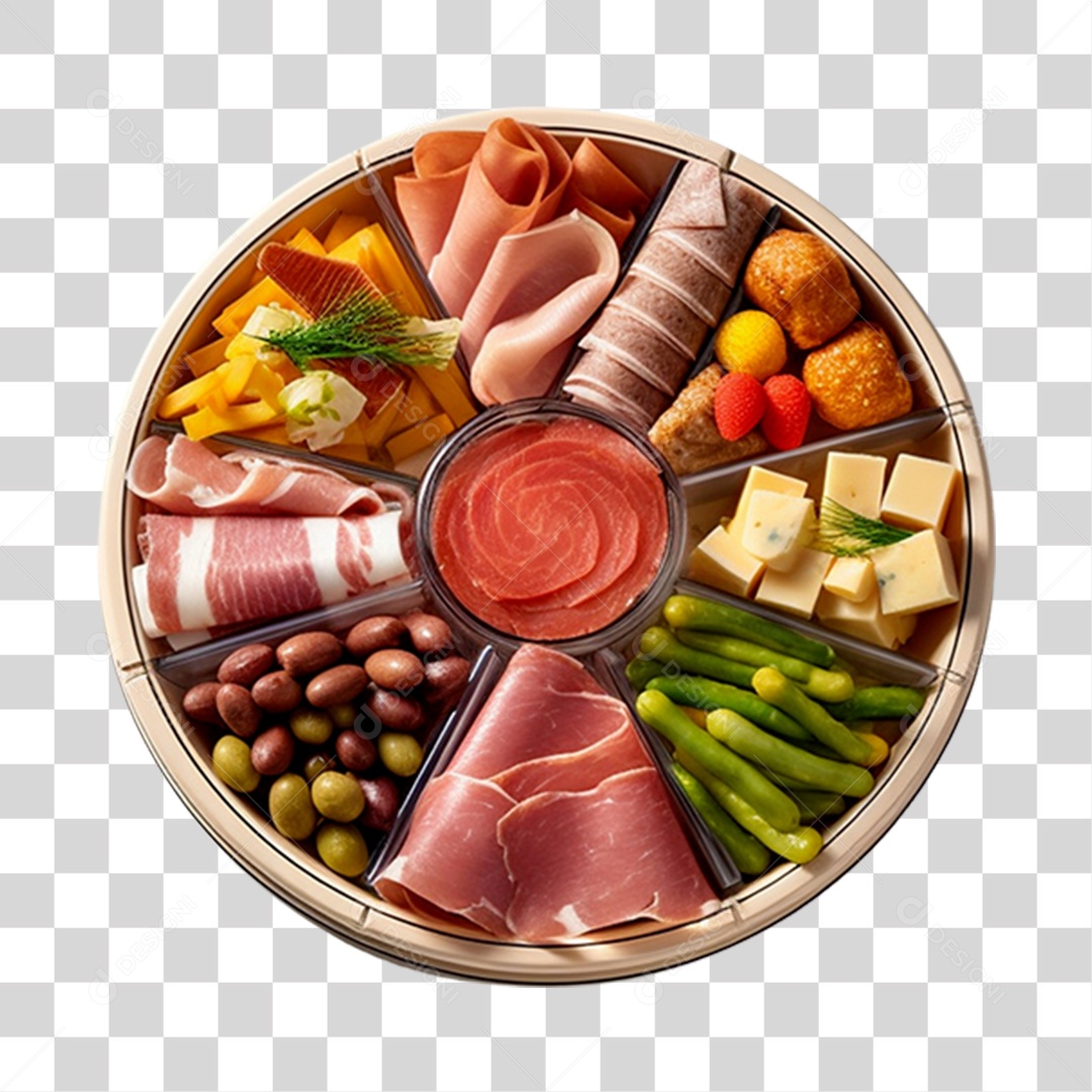 Bandeja de café da manhã PNG Transparente