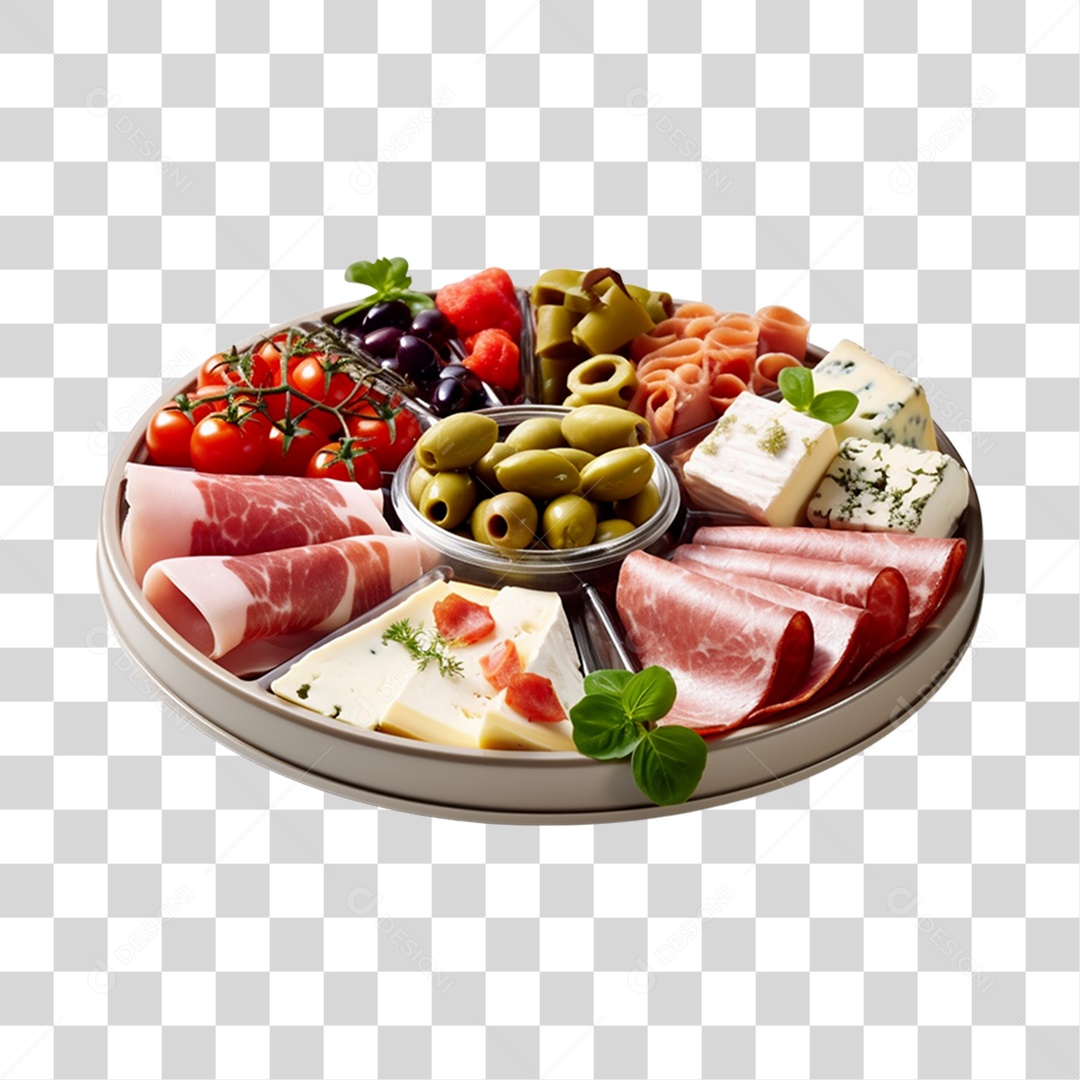 Bandeja de café da manhã PNG Transparente