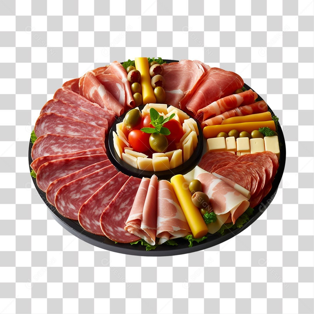 Bandeja de café da manhã PNG Transparente