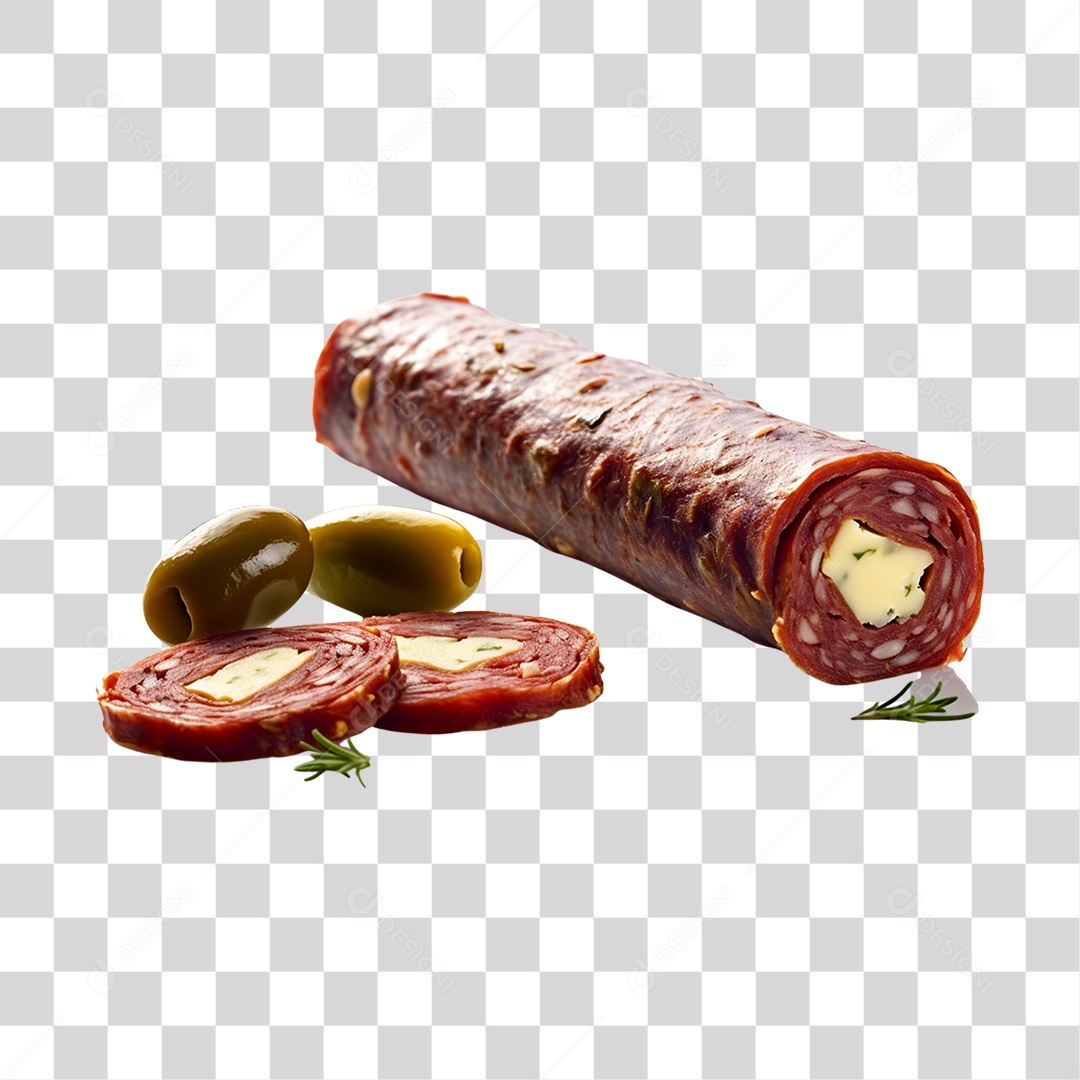 Linguiça assada PNG Transparente