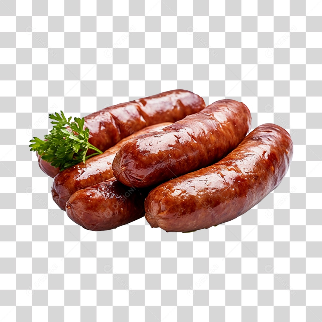 Linguiça assada PNG Transparente