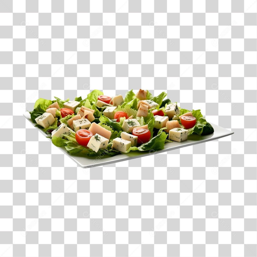 Prato de comida Salada