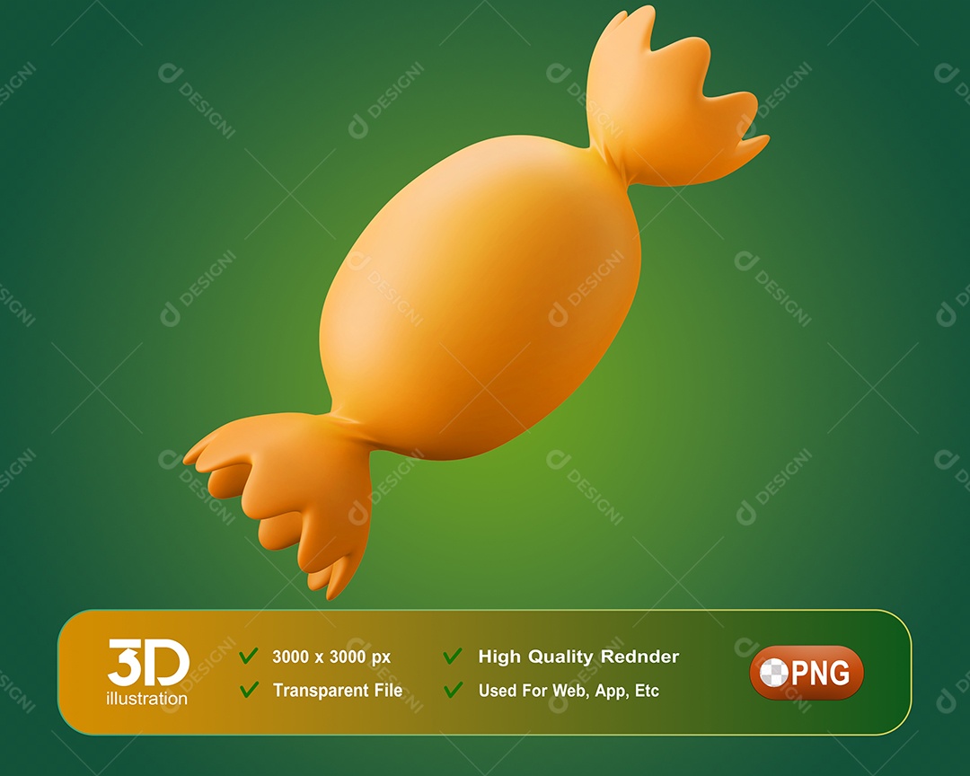 Balinha Elemento 3D Para Composição PSD