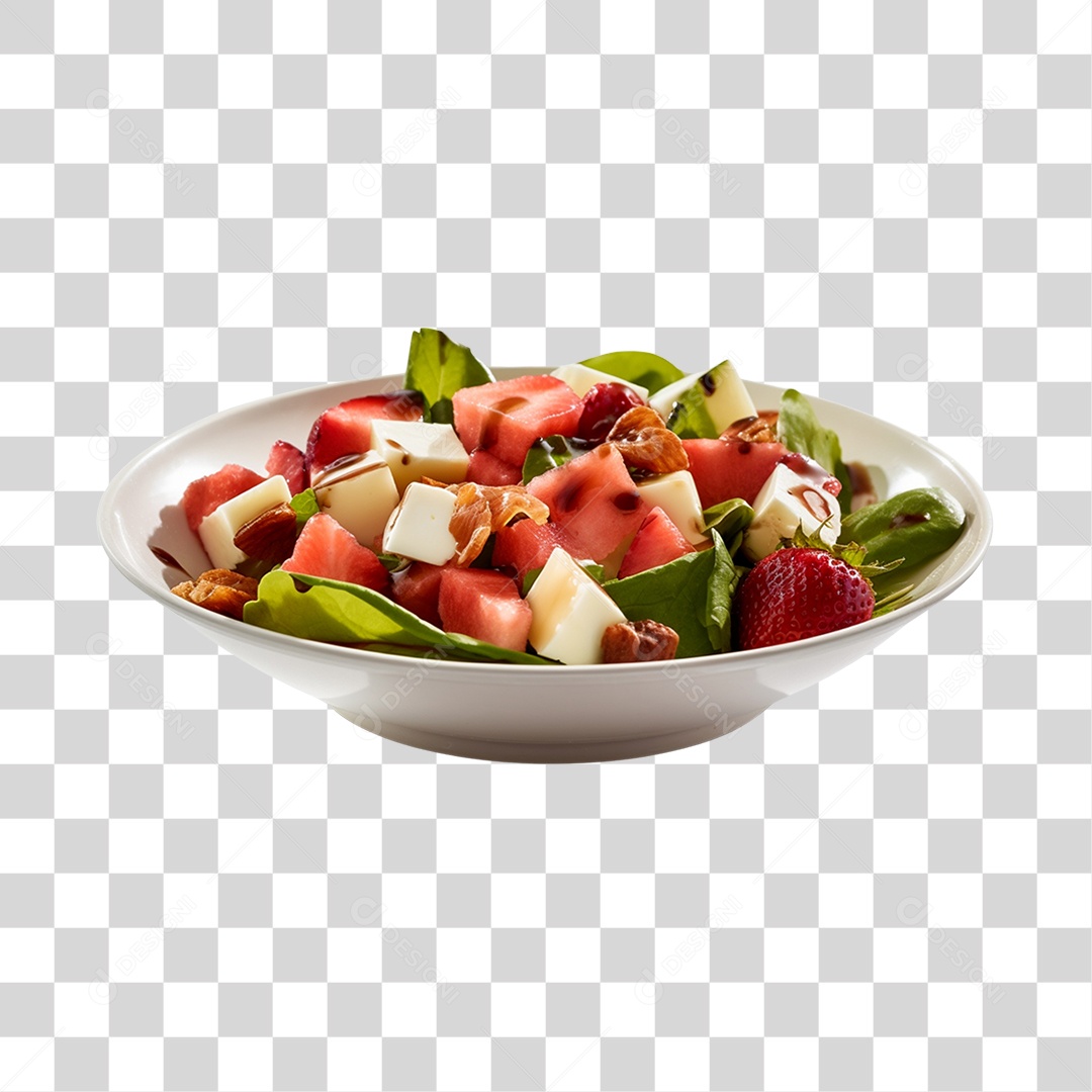 Prato de comida Salada