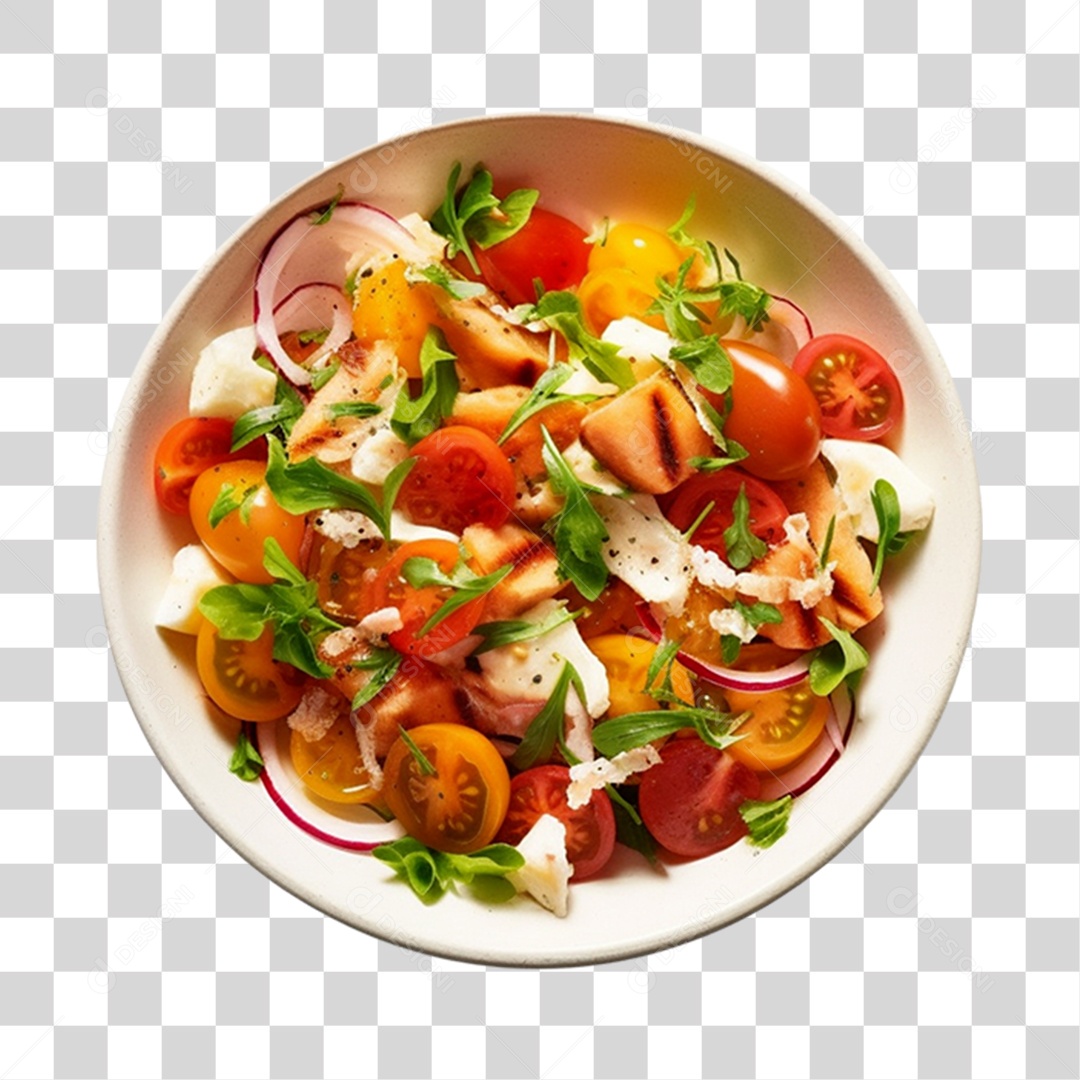 Prato de comida Salada