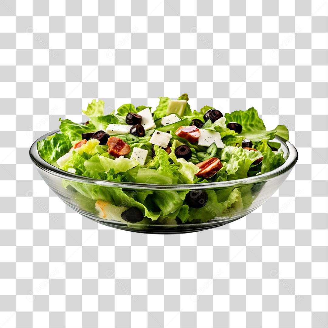 Prato de comida Salada