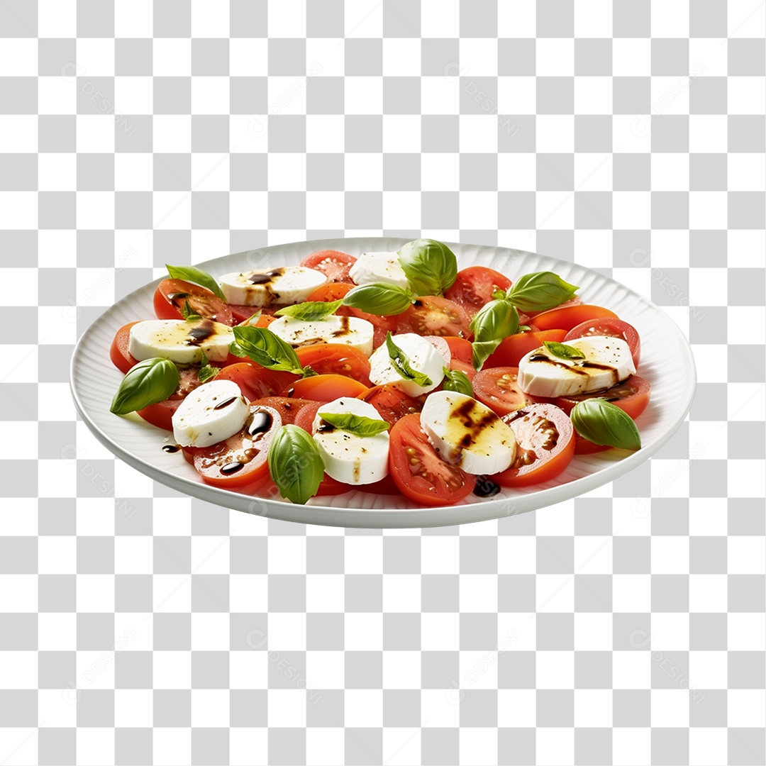 Prato de comida salada