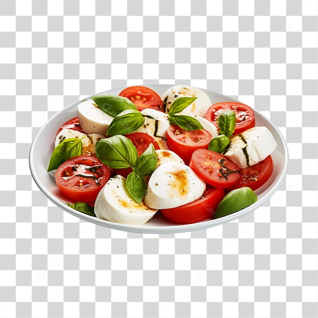 Prato de comida salada