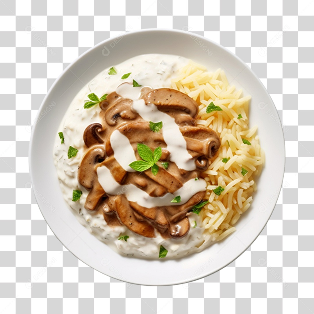 Prato de comida alimento