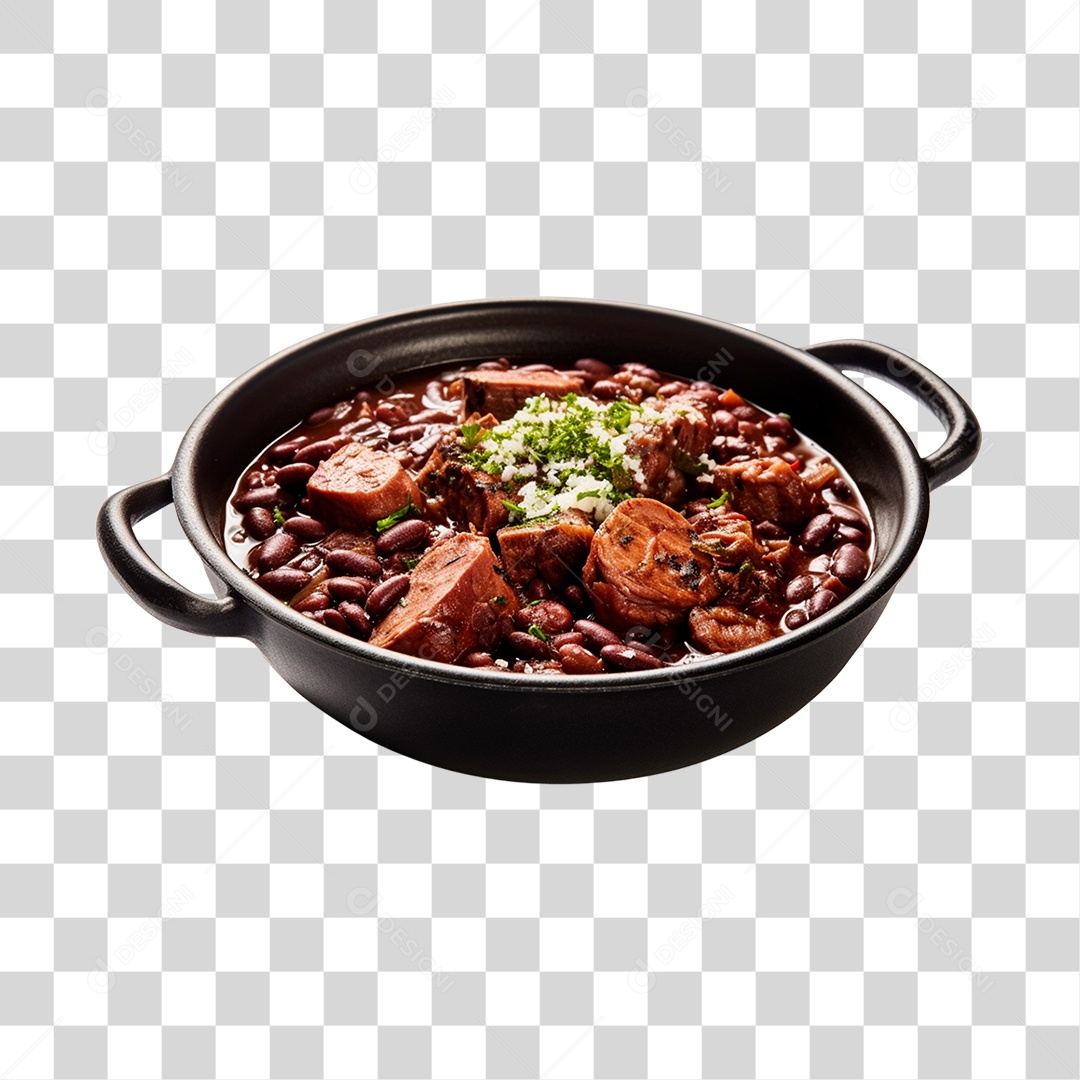 Panela de comida feijoada