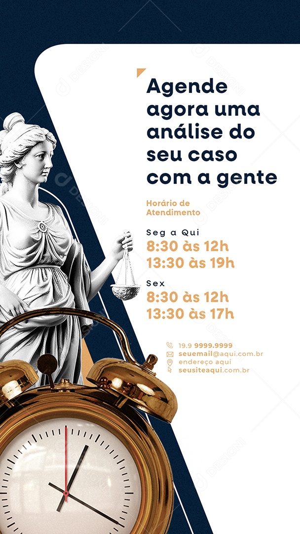Story Agende Agora Uma Análise Do Seu Caso Com A Gente Advocacia Social Media PSD Editável