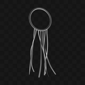 Arco com Fitas - Modelo 3D