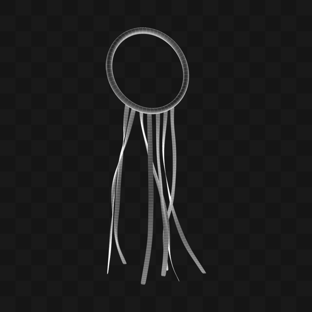 Arco com Fitas - Modelo 3D