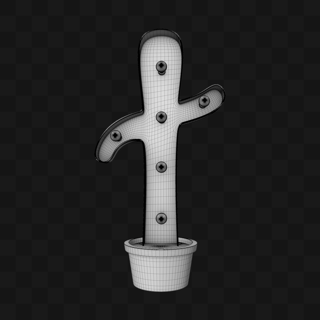 Cactus Iluminado - Modelo 3D