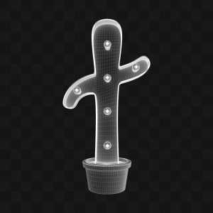 Cactus Iluminado - Modelo 3D