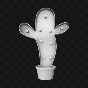 Cactus Iluminado - Modelo 3D