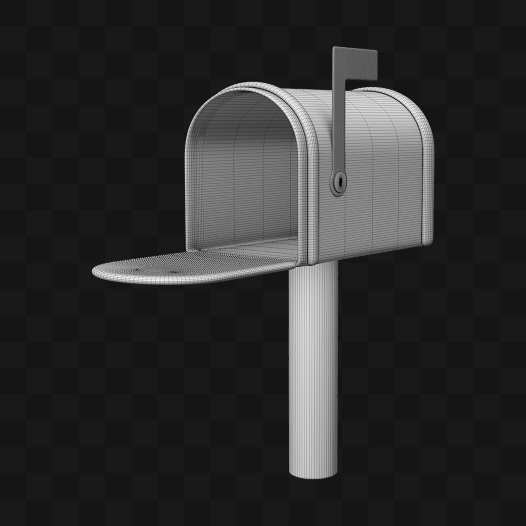 Caixa de Correio  - Modelo 3D