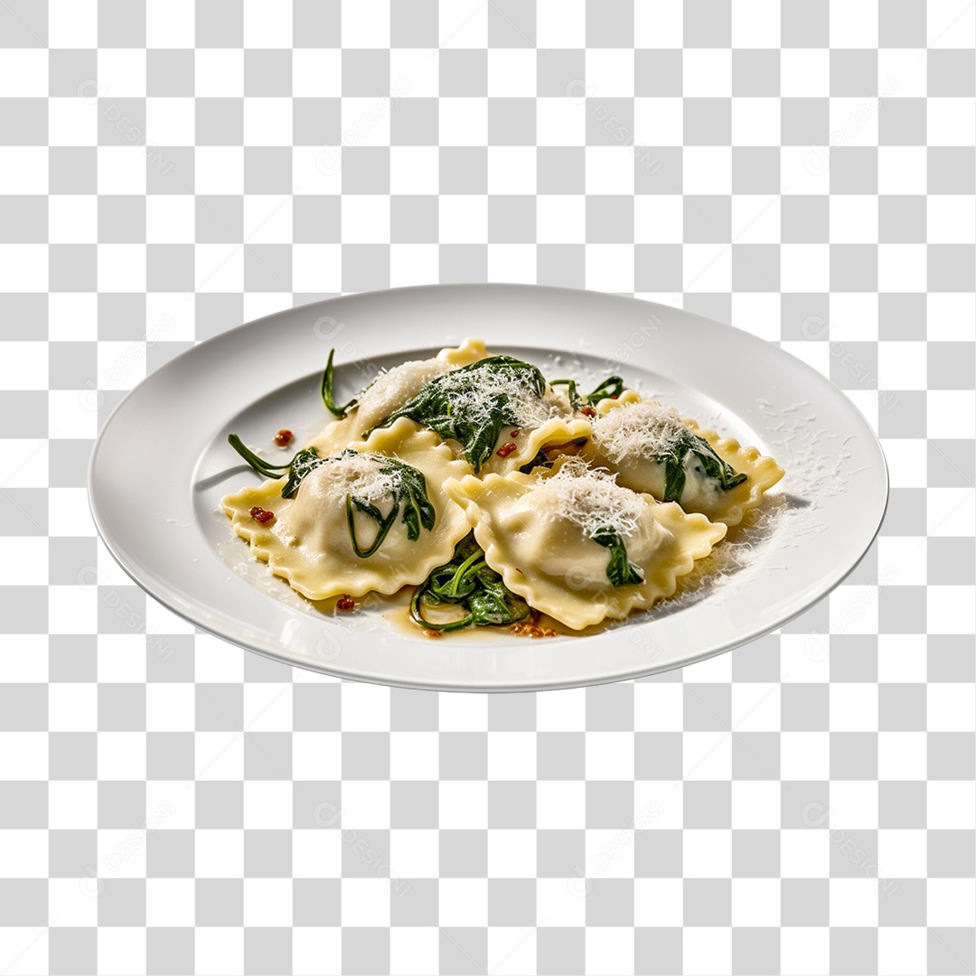 Prato de comida delicioso PNG Transparente