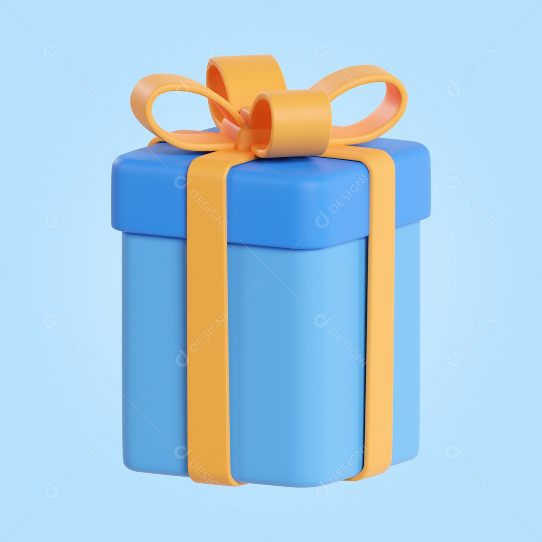 Lembrancinhas Para Festas Infantis Elemento 3D PSD + PNG