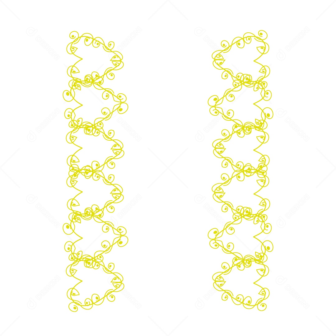 Design De Coração Do Amor Decoração De Luxo Desenho Vetor EPS