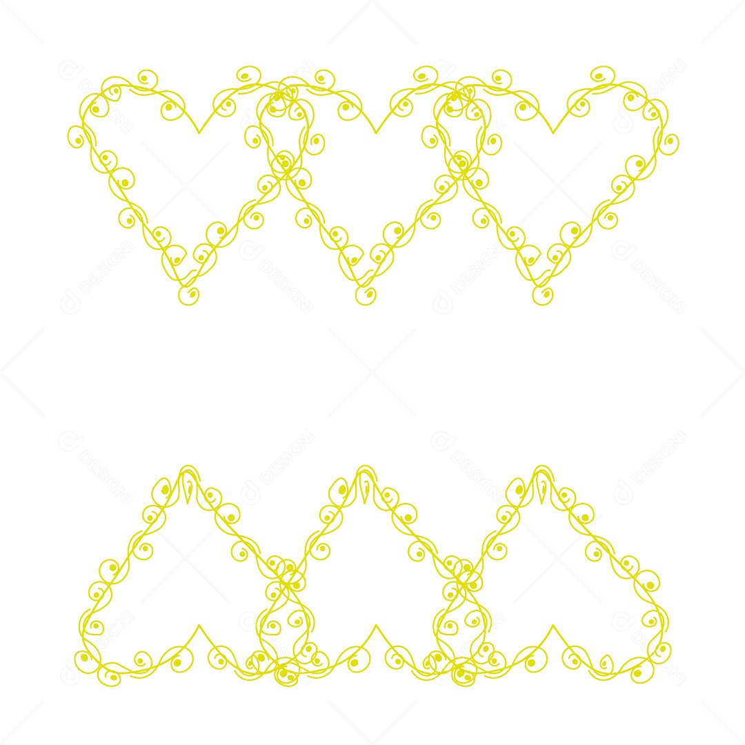 Design De Coração Do Amor Vetor De Luxo Desenho EPS