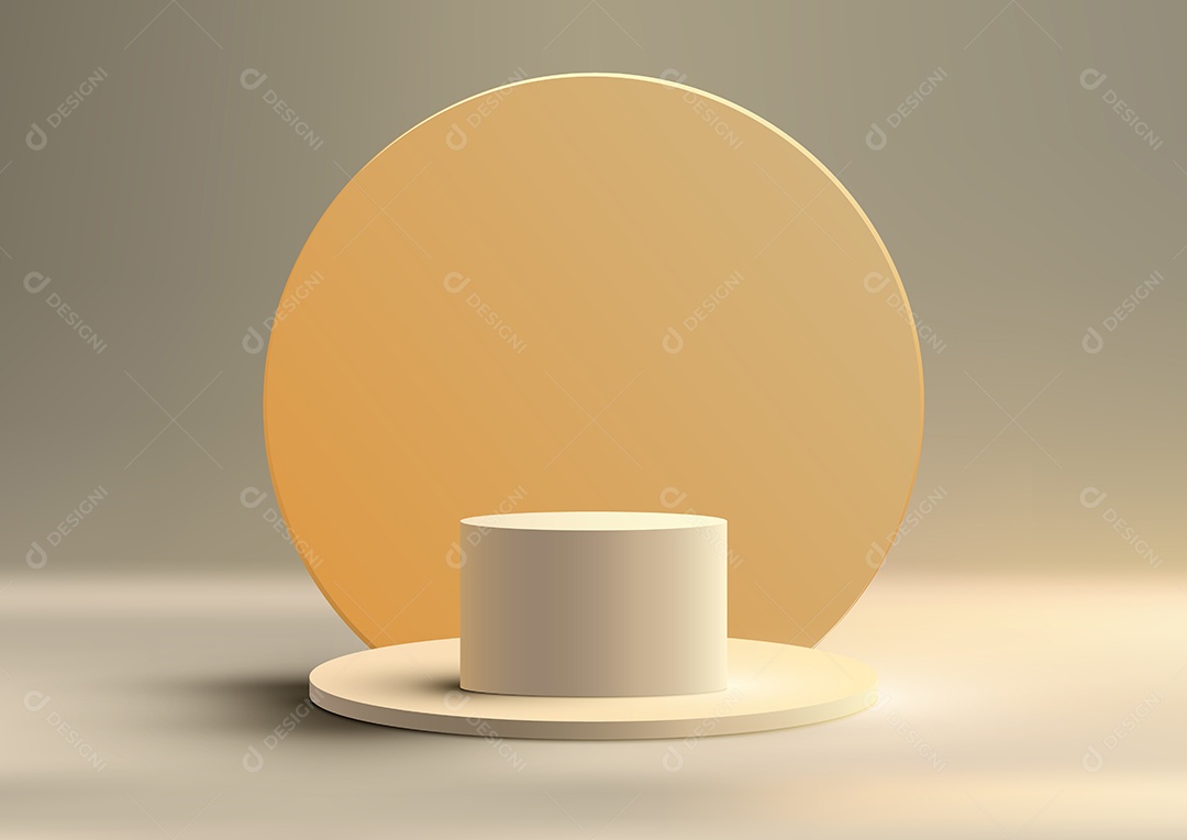 Cenário Realista 3D Ilustração Vetor EPS