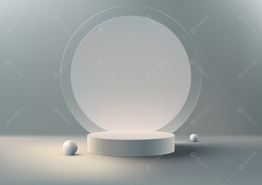 Cenário Realista 3D Ilustração Vetor EPS