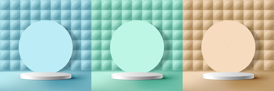 Cenários Realista 3D Ilustração Vetor EPS