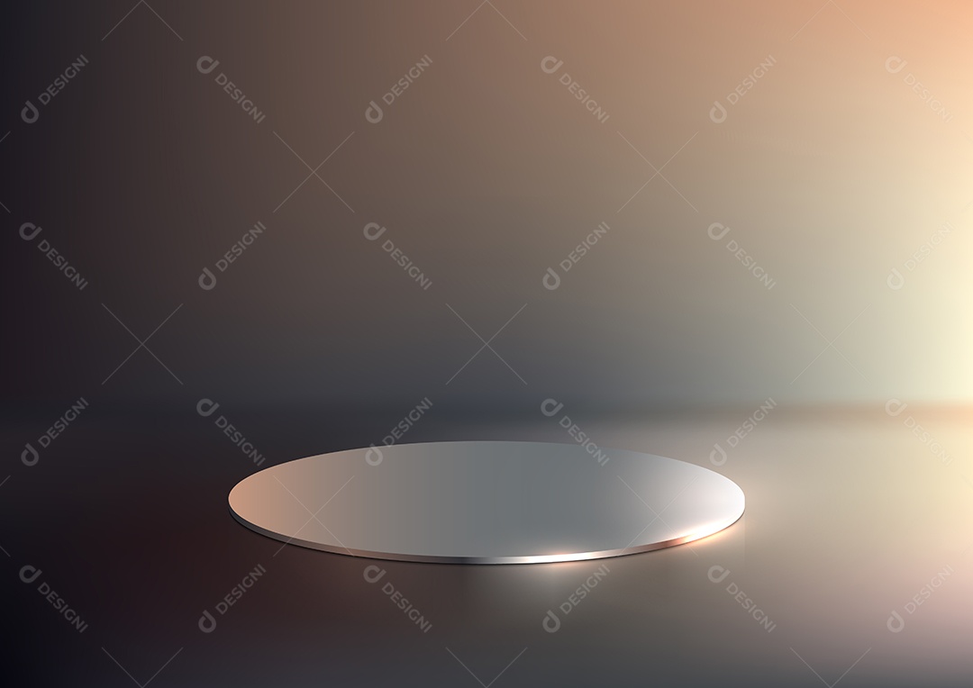 Cenário Realista 3D Ilustração Vetor EPS