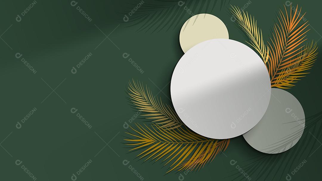 Cenário Realista 3D Ilustração Vetor EPS